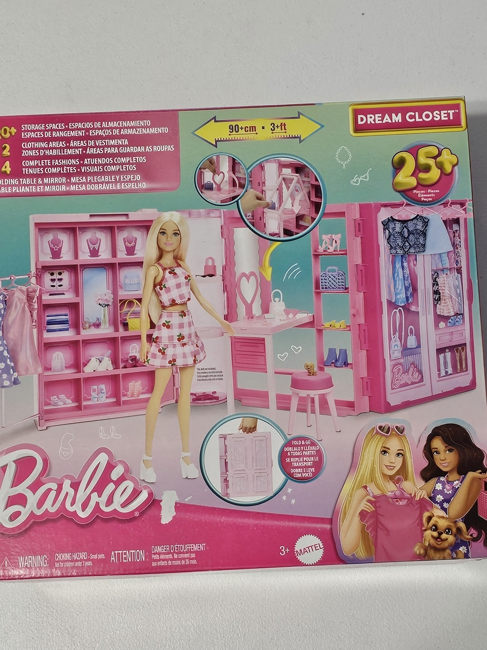 Barbie Pink Dream Closet Playset with Accessories